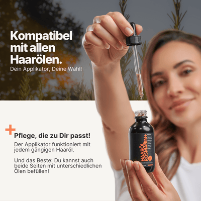 haaröl applikator für alle haaröle