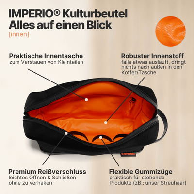 kulturbeutel von innen