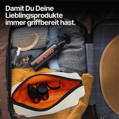 kulturbeutel auf reisen