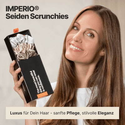 seiden scrunchies in edler geschenkdose