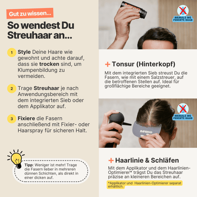 streuhaar anwendung