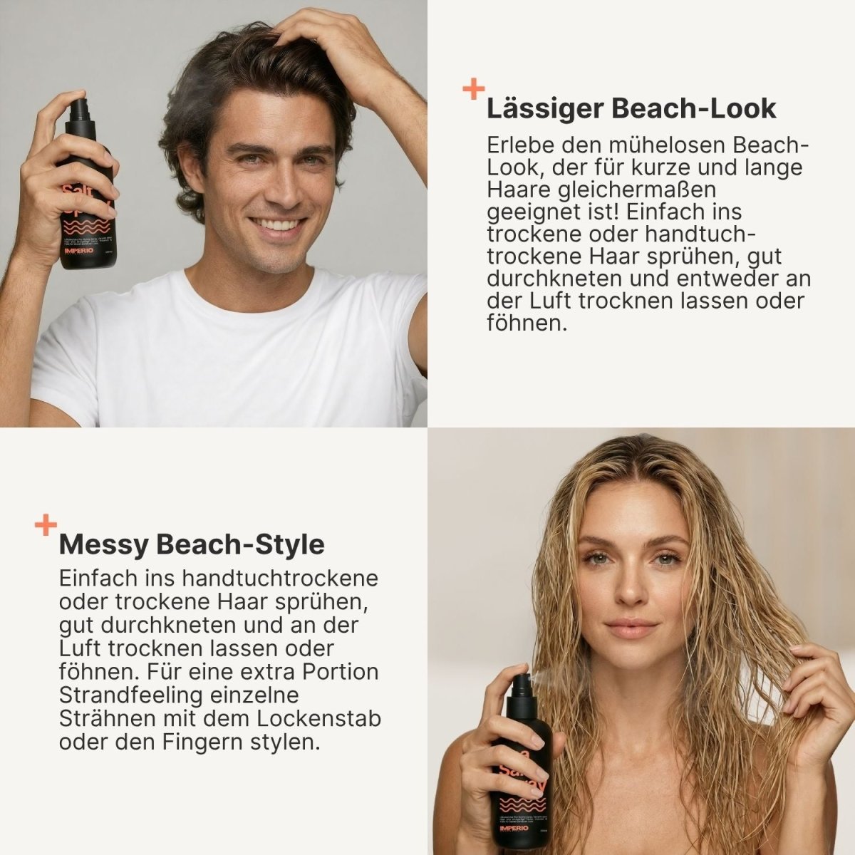 Sea Salt Spray von IMPERIO® | Salz-Spray für die Haare - IMPERIO COSMETICS