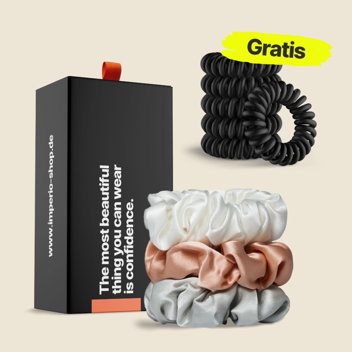 Seiden Scrunchies von IMPERIO® - IMPERIO COSMETICS