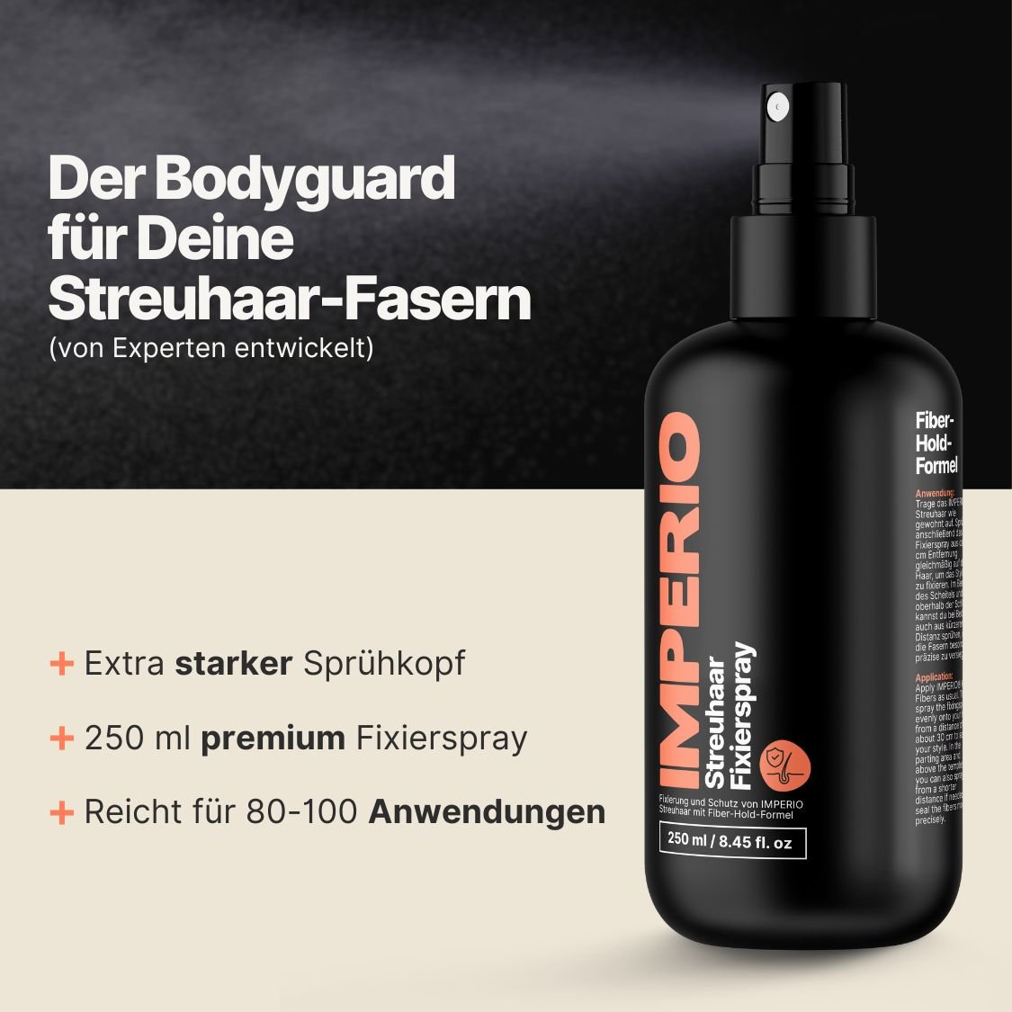 Streuhaar - Fixierspray von IMPERIO® - IMPERIO COSMETICS