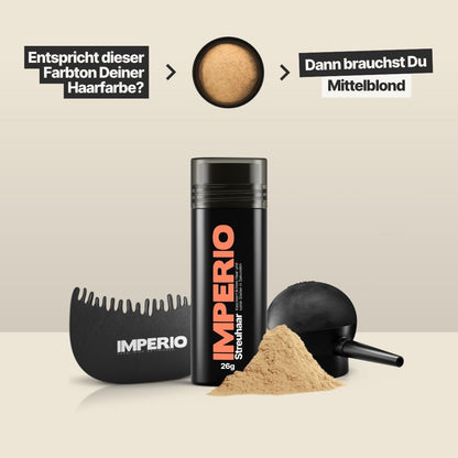 Streuhaar Präzisions - Set (Streuhaar, Applikator, Haarlinien Optimierer) - IMPERIO COSMETICS