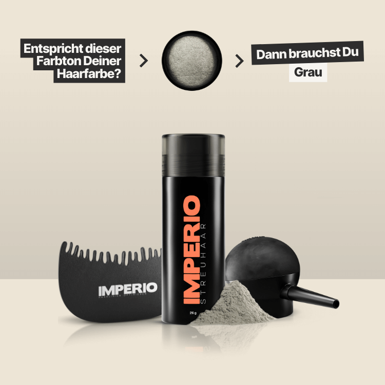 Streuhaar Präzisions - Set (Streuhaar, Applikator, Haarlinien Optimierer) - IMPERIO COSMETICS