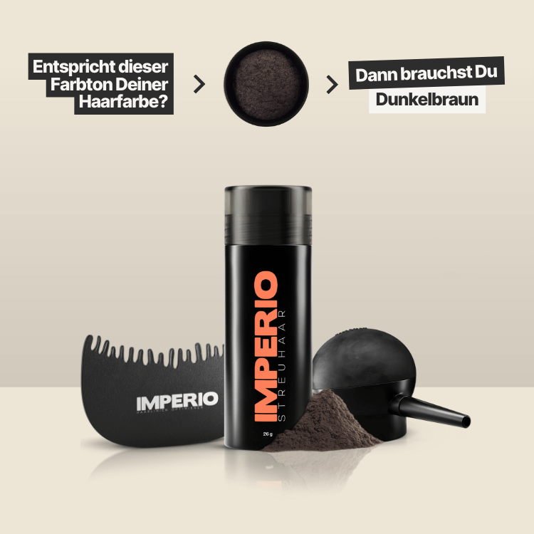 Streuhaar Präzisions - Set (Streuhaar, Applikator, Haarlinien Optimierer) - IMPERIO COSMETICS