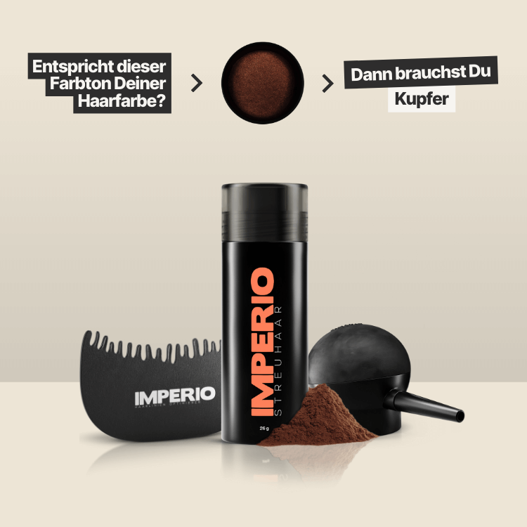Streuhaar Präzisions - Set (Streuhaar, Applikator, Haarlinien Optimierer) - IMPERIO COSMETICS