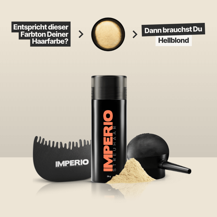 Streuhaar Präzisions - Set (Streuhaar, Applikator, Haarlinien Optimierer) - IMPERIO COSMETICS