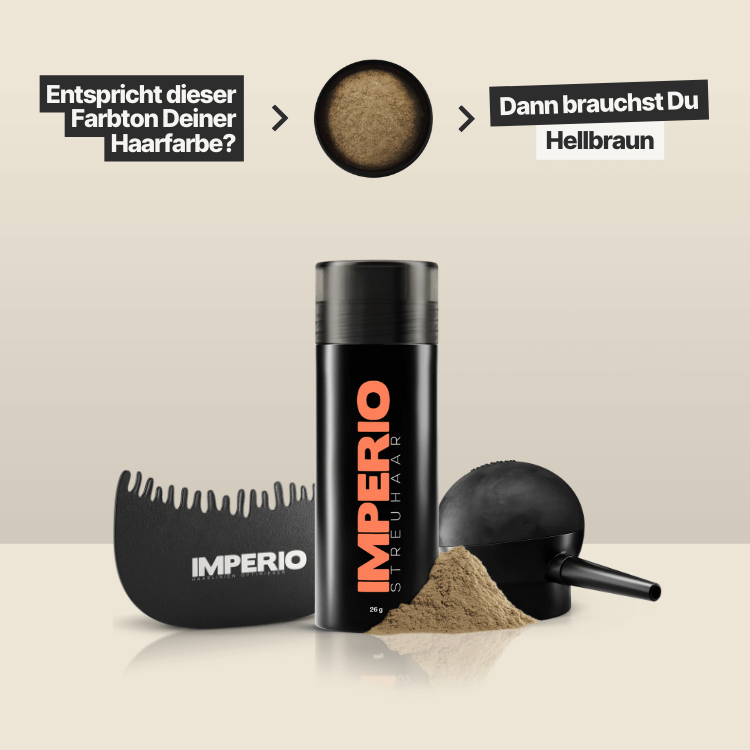 Streuhaar Präzisions - Set (Streuhaar, Applikator, Haarlinien Optimierer) - IMPERIO COSMETICS
