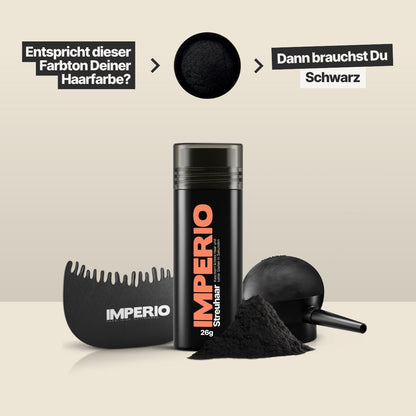 Streuhaar Präzisions - Set (Streuhaar, Applikator, Haarlinien Optimierer) - IMPERIO COSMETICS
