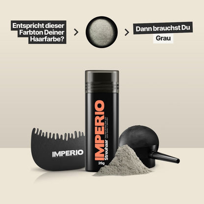 Streuhaar Präzisions - Set (Streuhaar, Applikator, Haarlinien Optimierer) - IMPERIO COSMETICS