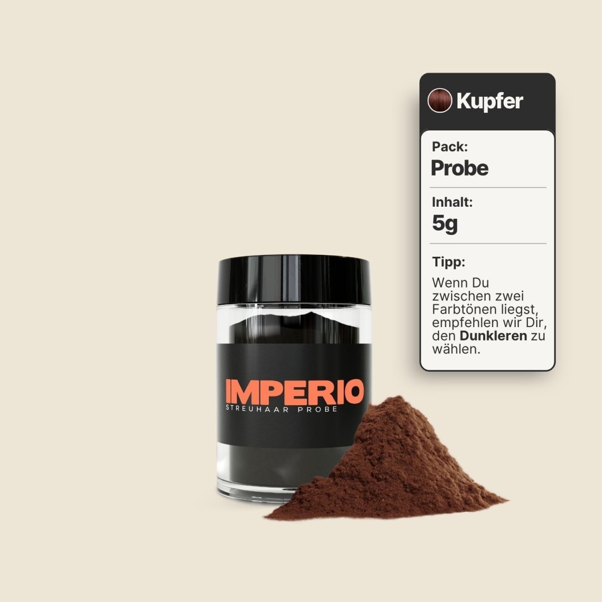 Streuhaar-Probe von IMPERIO® (5g) - IMPERIO COSMETICS