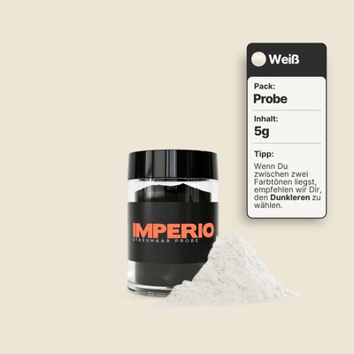 Streuhaar-Probe von IMPERIO® (5g) - IMPERIO COSMETICS